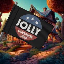 Jolly For Governor 2026 Democratic Flags