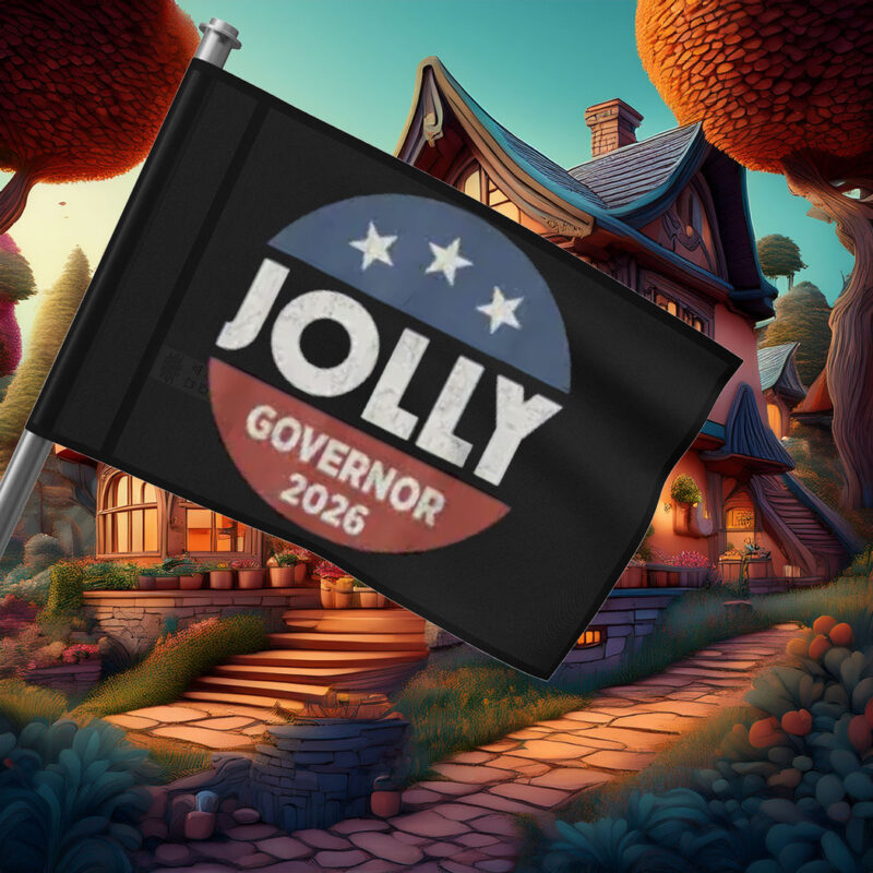 Jolly For Governor 2026 Democratic Flags