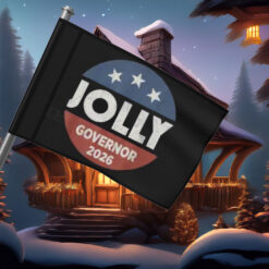 Jolly For Governor 2026 Democratic Flags