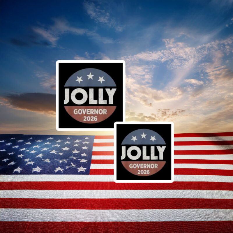Jolly Governor 2026 Elections Sticker