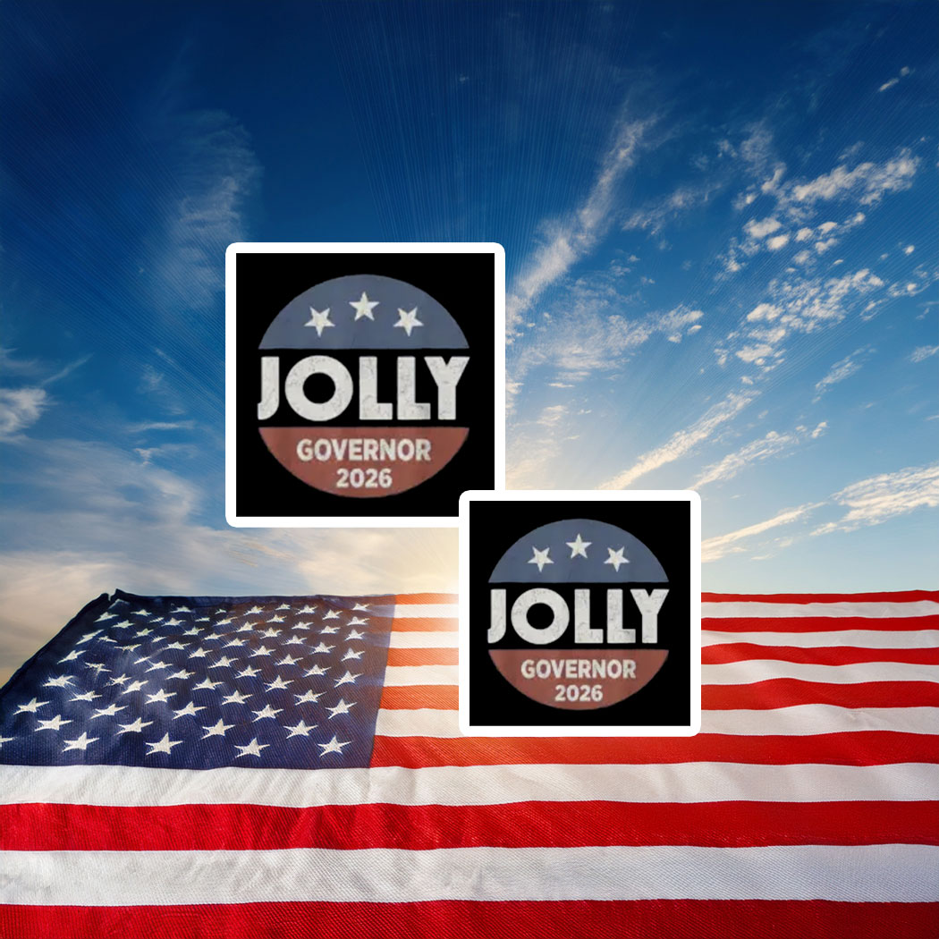 Jolly Governor 2026 Elections Sticker