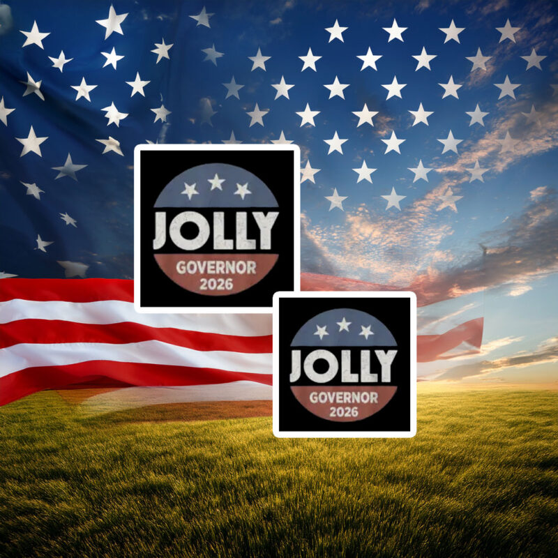 Jolly Governor 2026 Elections Sticker