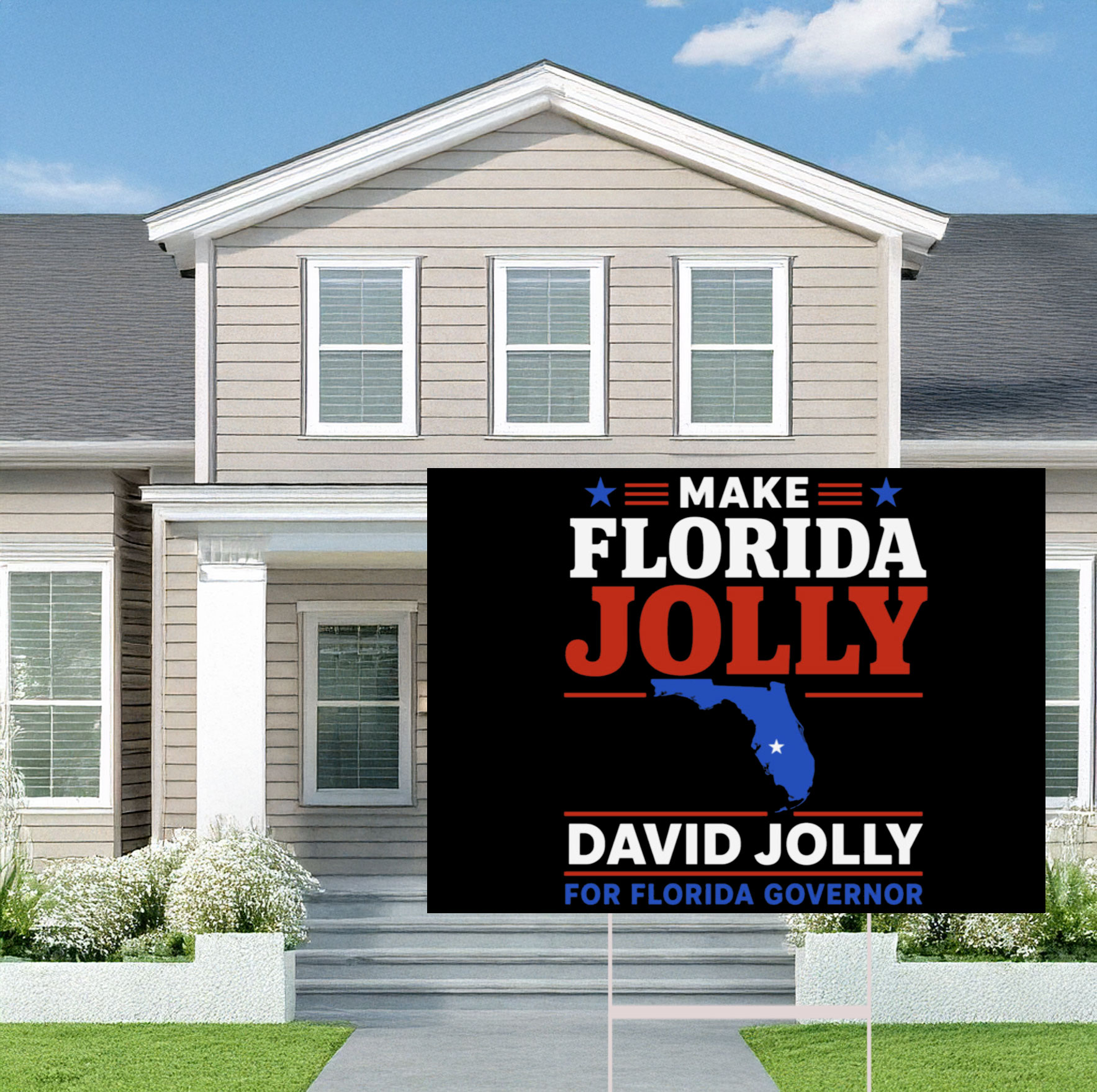 Make Florida David Jolly For Governor 2026 Yard Signs