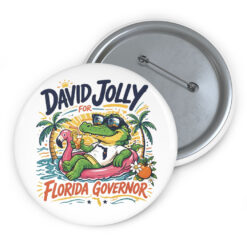 Retro David Jolly for Florida Governor 2026 Button