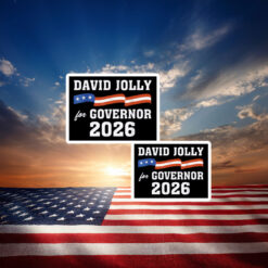 Vintage David Jolly for Governor of Florida 2026 Sticker