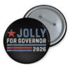 Vintage Jolly For Governor 2026 Button