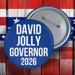 Vote David Jolly For Governor 2026 Elections Button